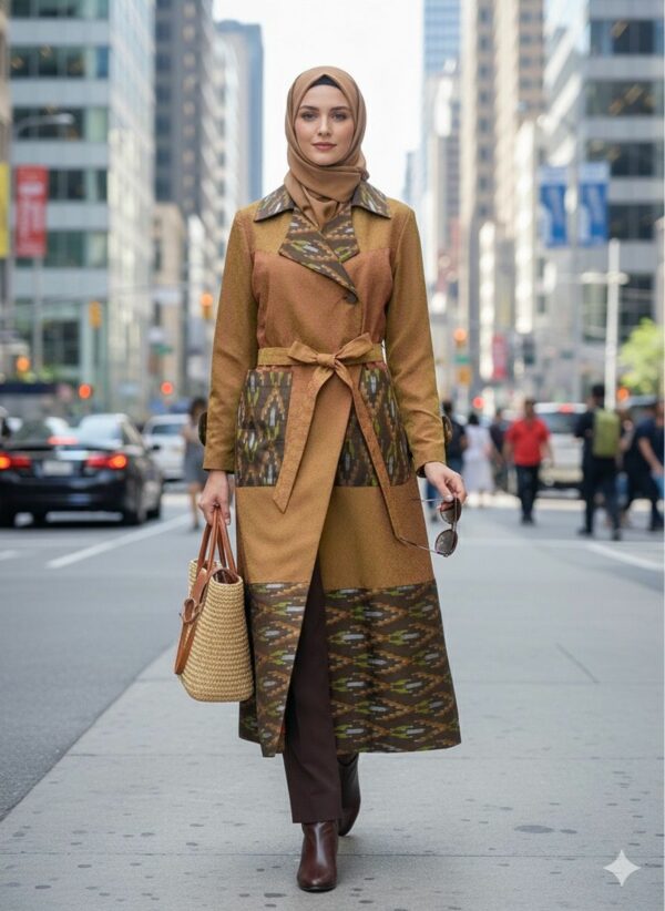Long Coat Tenun