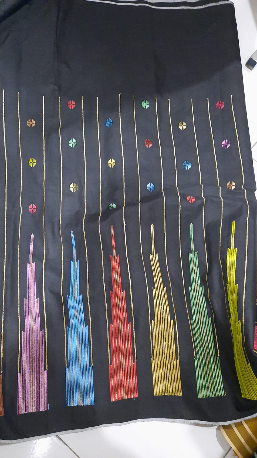 Outerwear Tenun Bordir Pucuk - Gambar 7