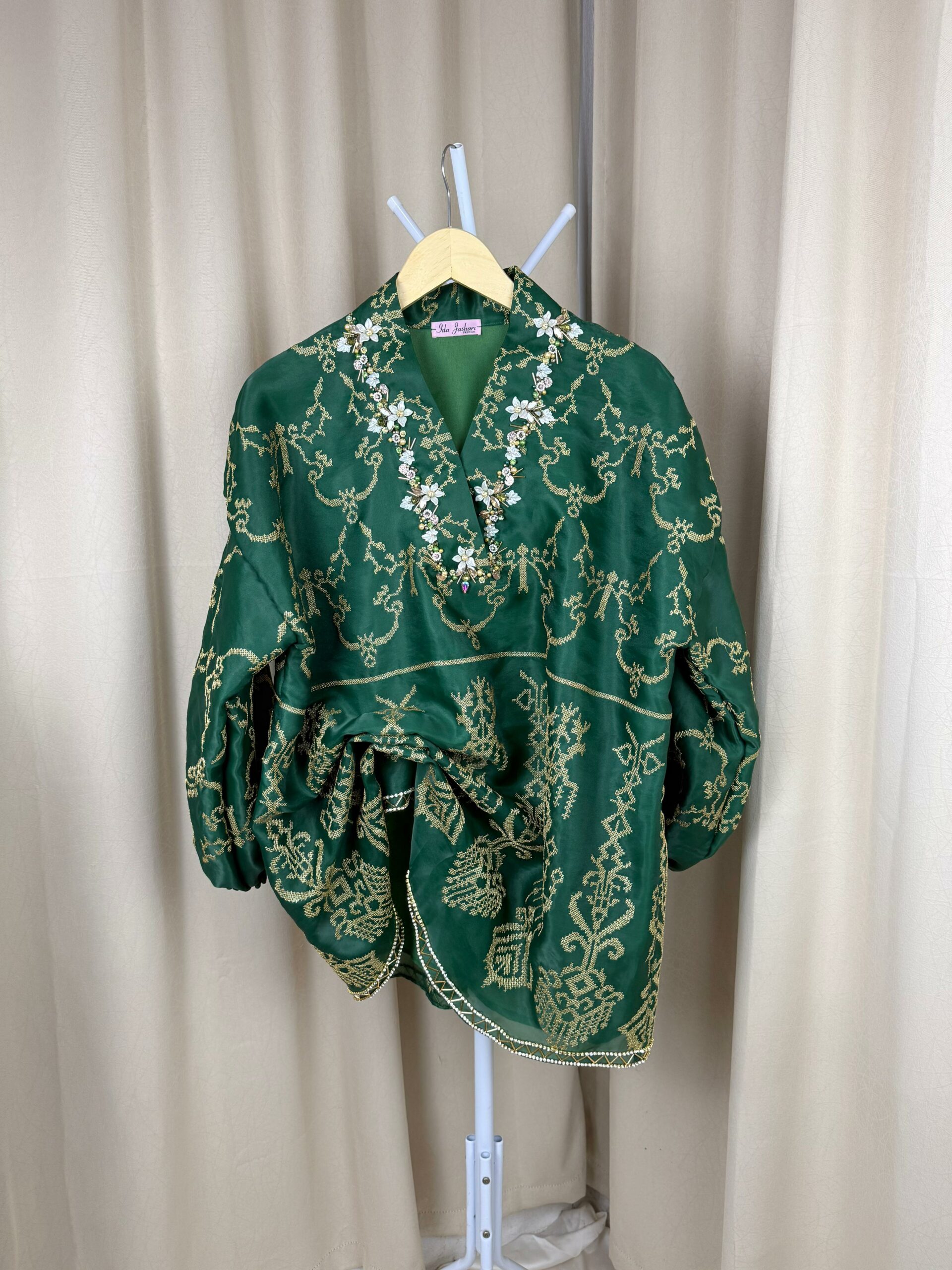 Baju Bodo Bordir Emerald - Gambar 5