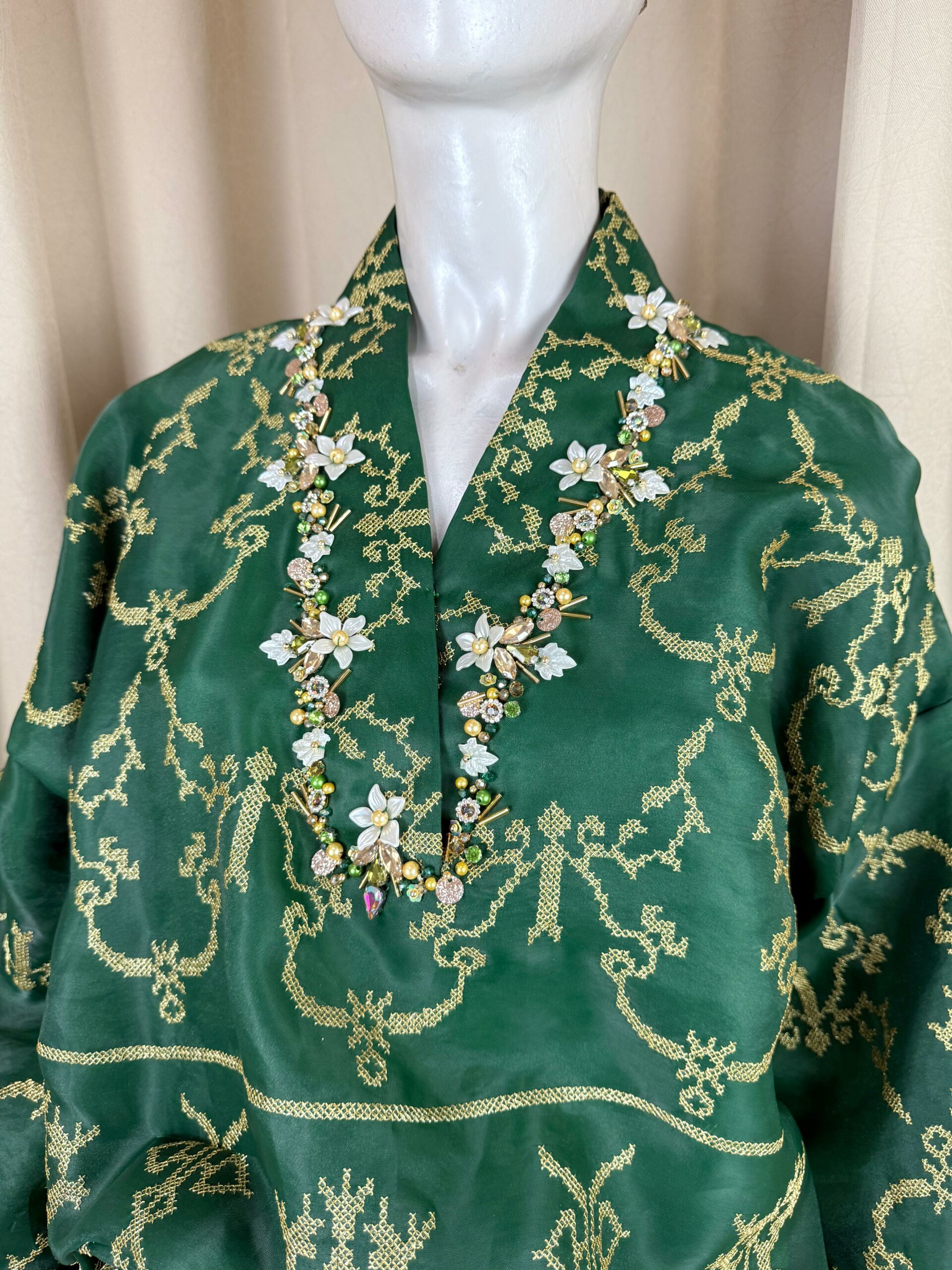 Baju Bodo Bordir Emerald - Gambar 6
