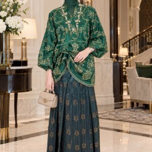Baju Bodo Bordir Emerald