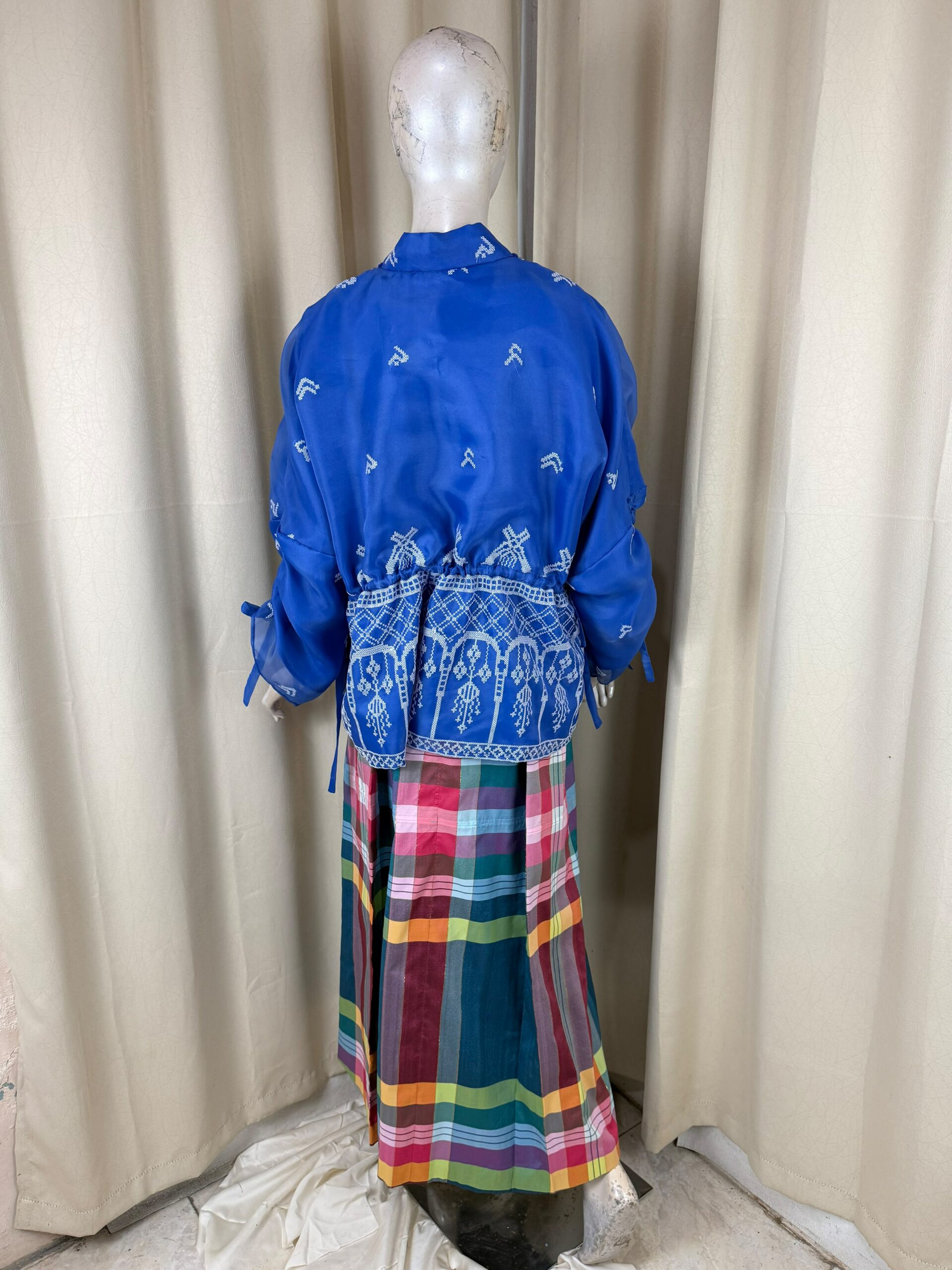 Baju Bodo Crinkle Biru tua - Gambar 6